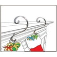 thumbnail image 4 of Haute Decor Stocking Scrolls ® Christmas Stocking Holder - Gold Foil   Size: 2 Pack, 4 of 6