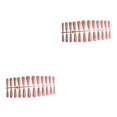 thumbnail image 2 of Minnieouse 24 piezas de uñas artificiales Extra Long Press on Full Wrap Gradient, 2 of 5