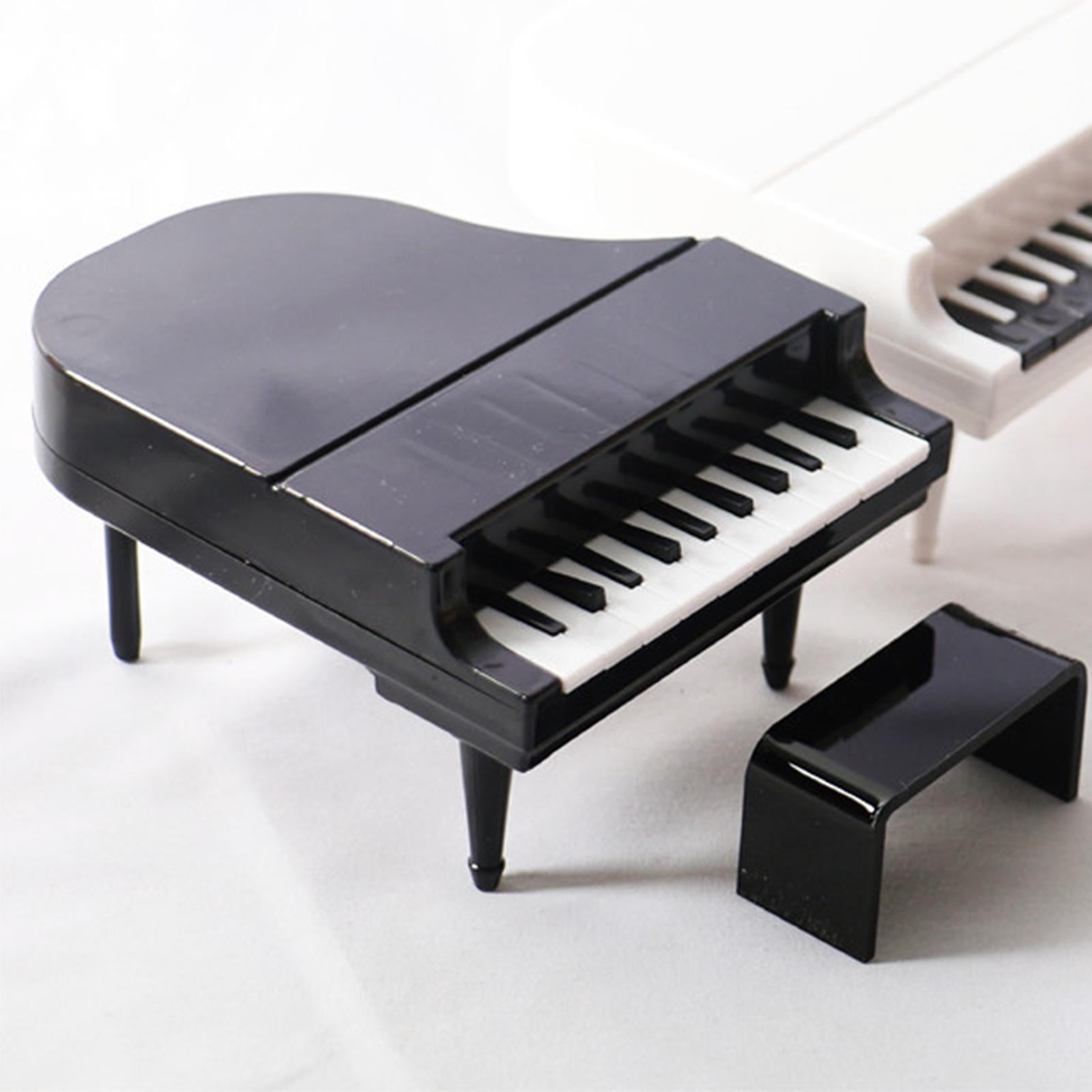 Set De 11 Instrumentos Musicales En Miniatura 1:12 – Piano, Violín, Guitarra, Batería, Saxofón Y Más, Para Casa De Muñecas O Decoración