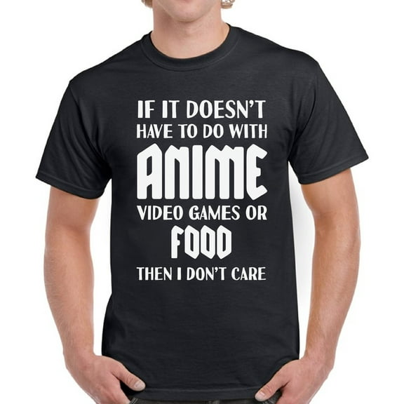 Anime Video Games Anime Food Shirt Mens - S M L XL 2XL 3XL 4XL 5XL Graphic Tee - Anime Clothes Funny Gift