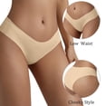 thumbnail image 7 of SHARICCA Women Seamless Cheeky Bikini No Show Panties Ladies Invisible Breathable Briefs Soft Stretch Underwear Multi Pack, 7 of 7