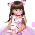 thumbnail image 2 of Silicona Princesa Bebés Recién Nacidos Muñeca Niños Reborn Niño Niño Jugar Casa Juego, 2 of 3