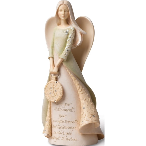 Fashion Foundations Retirement Angel Figurine (4.53 X 3.94) Made In China gm16208