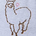 thumbnail image 2 of CafePress - Cute Alpaca - Cute Infant Baby Football Bodysuit, 2 of 3