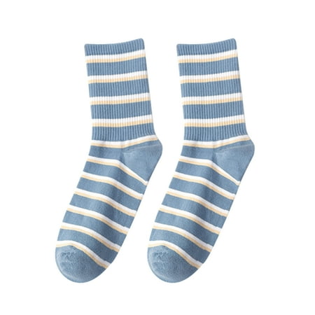 

1 Pairs Women Cotton Socks Lovely Strip Plaid Stretch Ankle Socks Bamboo Crew Lightweight Anti Odor Soft Breathable Sock for Womens Girls