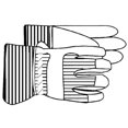 thumbnail image 2 of Stallion 1290J Leather Palm Glove, XL, 2 of 2
