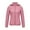 Hot Pink, variant on Women's Winter Down Coat Hooded Waist Length Long Sleeve Outerwear
