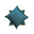 thumbnail image 4 of Teal Blue Decorative Lumbar Pillow Cover 12"x18" | Pack of 2 Modern Art Silk Oblong Cushion Cover | Solid & Two Tone Silk Pillowcases for Bed, Couch & Sofa, Modern Home Décor - Teal Blue Luxury, 4 of 9