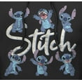 thumbnail image 2 of Men's Lilo & Stitch Distressed Poses Pull Over Hoodie Black Small, 2 of 4
