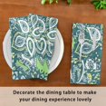 thumbnail image 6 of GZHJMY Set of 6 Daisy Dot Paisley Satin Napkin Square 20 Inches Table Napkins Soft Smooth Decorative Napkins for Wedding Banquet Party Decoration, 6 of 6