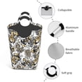 thumbnail image 4 of Vsdgher Tulips Flowers Print Square Laundry Bag Large Collapsible Dirty Clothes Bags With Handles Waterproof Essentials Storage For College Dorm, Family, 4 of 6