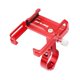thumbnail image 1 of Soporte de montaje de teléfono de bicicleta de metal Aluminio Se adapta a la mayoría de los accesorios de abrazadera de montaje de teléfonos Rojo Zulema Soporte para teléfono de bicicleta, 1 of 8