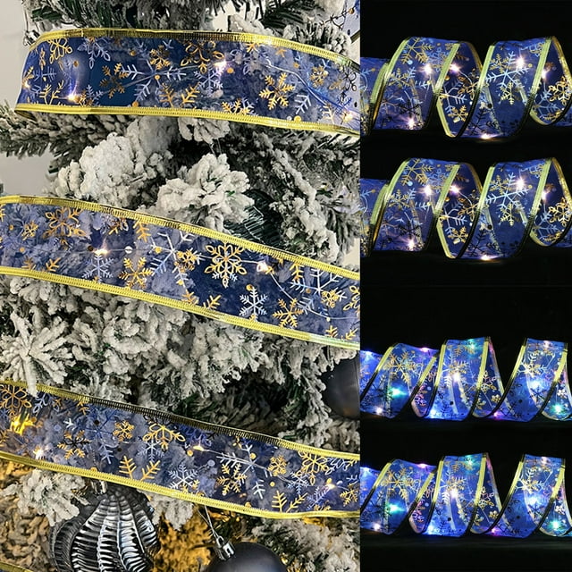 Ganfancp Led Cinta de Luces de Navidad, Led de Pilas de Navidad Cadena de Luces para El Árbol de Navidad, Decoración de La Fiesta de Interior Al Aire Libre Decoración Colgante Ofertas Del Día Luz de