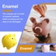 thumbnail image 3 of Injueey Wear-resistant Piggy Bank Enamel Animal Large Saving Cartoon Capacity Storage Money Pig Case Money Box Shaped Coin Bank Type4 NO4, 3 of 6