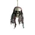 thumbnail image 2 of 100Fens Creepy Halloween Hanging Skulls Lightweight Decorations for Yard Bar Party Supplies, 2 of 2