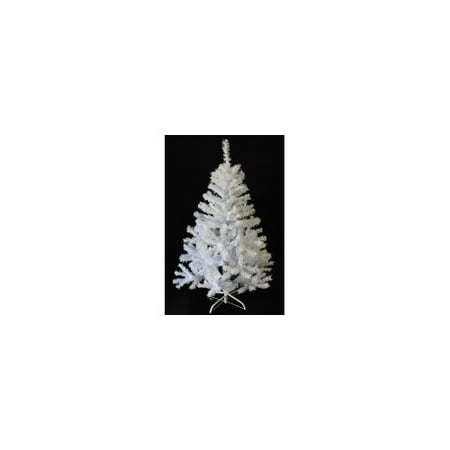 - Perfect Holiday 7' White PVC and Crystal Artificial Christmas Tree