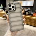 thumbnail image 2 of Women Men Phone Case, Compatible with iPhone 16, Lightweight Case Made of PC & TPU Material,Camera Lens Protection,Breathable Heat Dissipation Protection Shockproof Case,Gray, 2 of 11