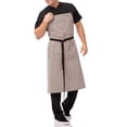 thumbnail image 1 of Delantal impermeable a rayas para hombre, poliéster, 75 x 65 cm, 1 of 3