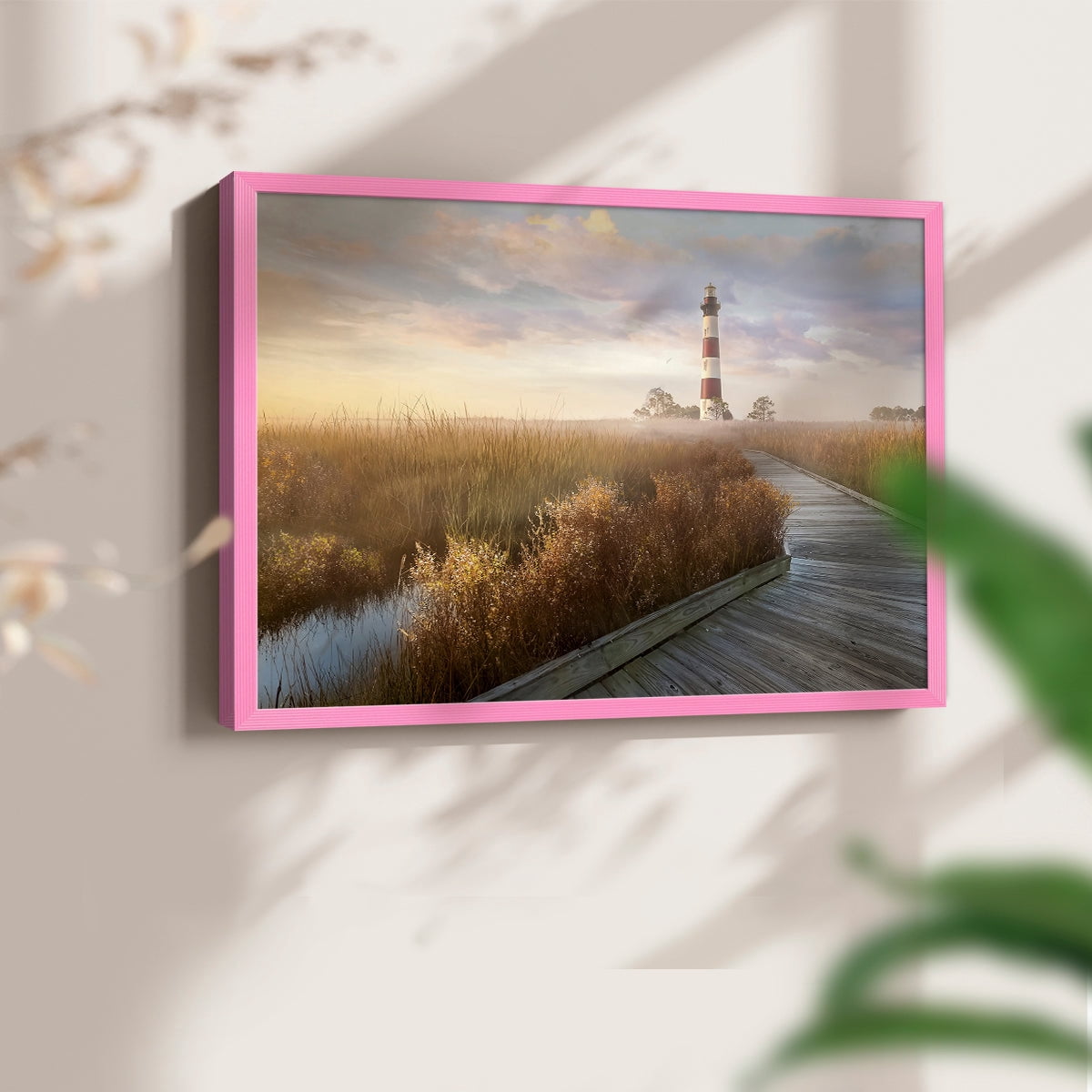 Private Path I by Mike Calascibetta - Restickable Framed Giclée Print