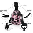 thumbnail image 5 of HELLHERO Crossbody Small Crossbody Bags Candy Cane and Snowflake Stylish Polyester with Adjustable Strap Adults 4.33x1.97x7.09 Travel, Outdoor and Daily Use, 5 of 7
