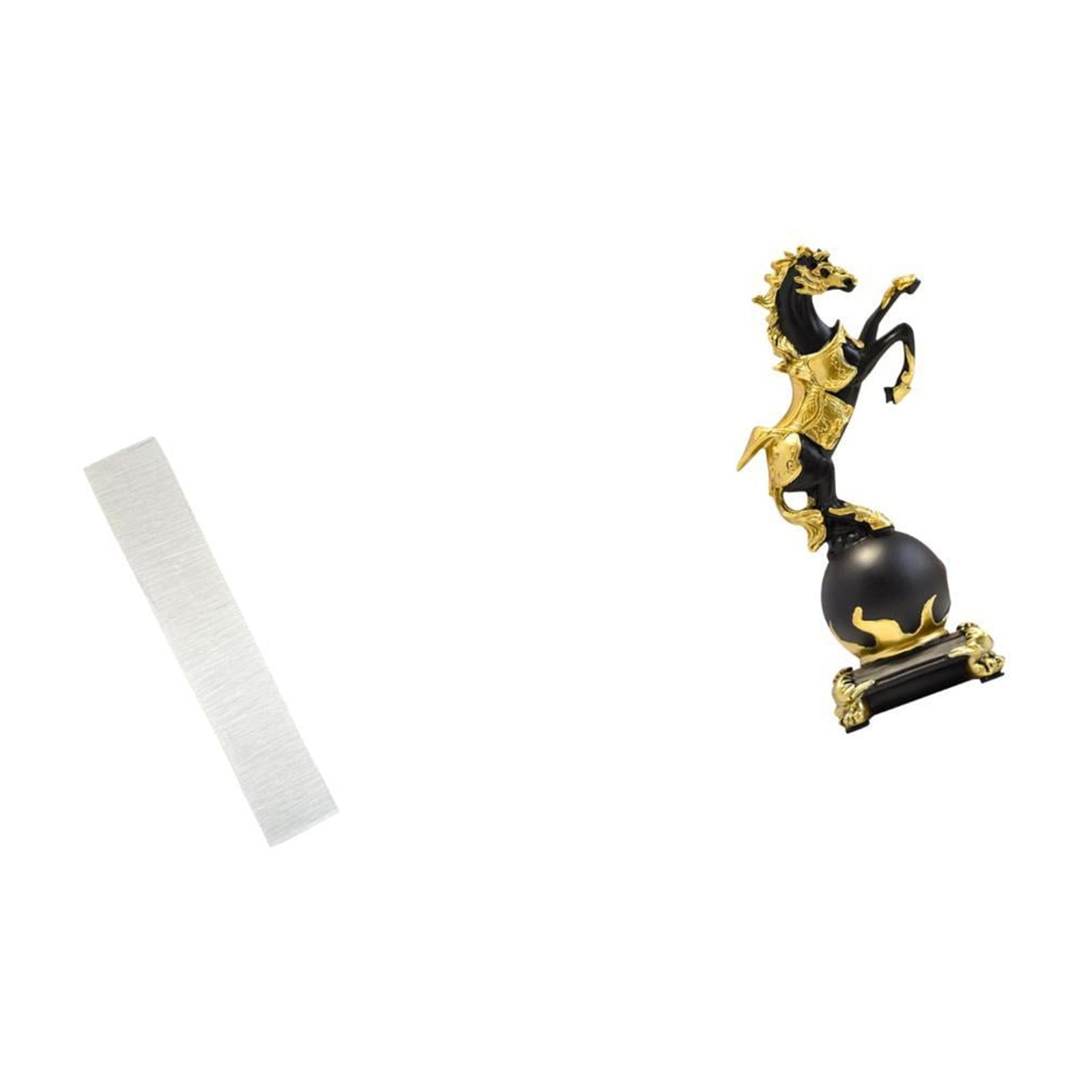 Floor Lamp Shade Horse Statue Figurine Resin Material Decorative Accent for Living Room Bedroom Office