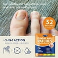 thumbnail image 2 of Toenail Fungus Treatment Extra Strength, For Toenail, Toe Nail Fungus Treatment Extra Strength, Nighttime Fungal Nail Patches & Fungus Nail Treatment Liquid Set (32patches+15ml), 2 of 6