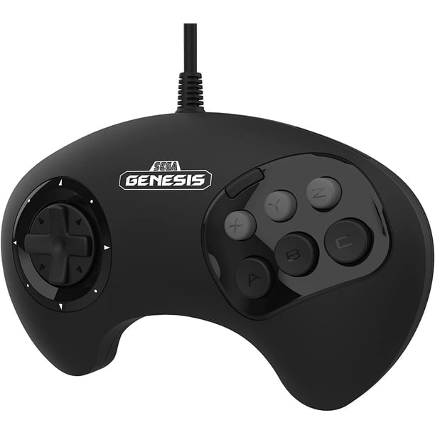 Retro-Bit Official Sega Genesis BIG6 Controller 6-Button Arcade