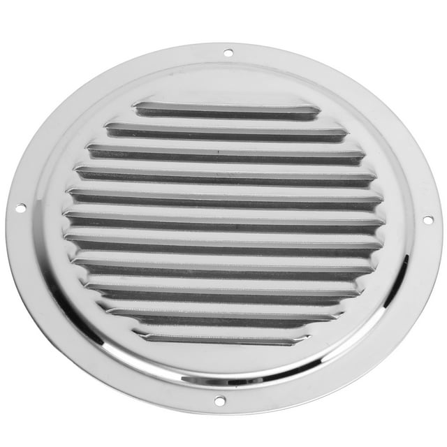 Parrilla De Aire De Escape, Persiana De Ventilación De Aire Resistente Al óxido A Prueba De Lluvia Para Yate Marino Cergrey 4 pulgadas/101,6 mm