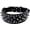 Black, variant on Spiked Studded Dog Collar, PU Leather Dog Collar, Adjustable Pet Collars for Medium or Large Breed Pet (S, Red5)