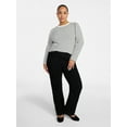 thumbnail image 2 of Terra & Sky Women's Plus Puff Long Sleeve Crewneck Top, Sizes 0X-5X, 2 of 5