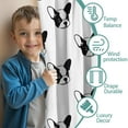 thumbnail image 3 of Blackout Kids Curtains,Cute Bulldog Childrens Insulated Curtains Set Of 2,Bedroom Essentials,Toddler Room Decor 42"x54"(106x137cm), 3 of 4