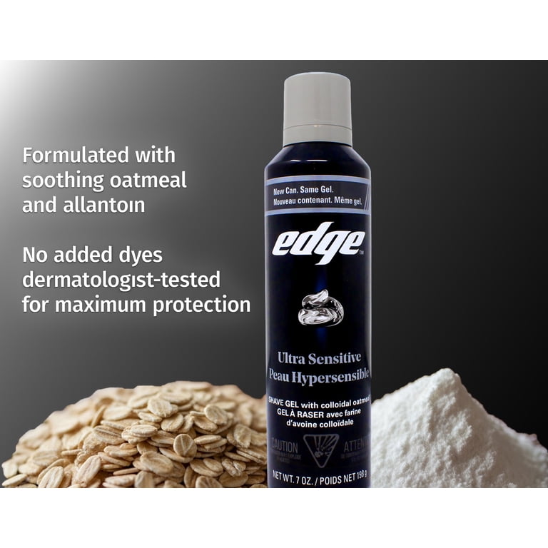 Edge Ultra Sensitive Shave Gel for Men, 3-Pack, 7 oz photo 6