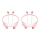 thumbnail image 1 of sweethay Auricular inalámbrico para viajes al aire libre Auriculares compatibles con Bluetooth Rosa Rosa 2piezas, 1 of 5