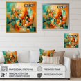 thumbnail image 4 of Designart "Abstracting The Cubist Form IV" Abstract Cubism Wall Art For Bathroom, 4 of 5