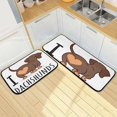 thumbnail image 2 of Retro Honey Bees Wildflowers Kitchen Mat Set of 2 Anti-Fatigue Kitchen Rug Set Non Slip Foam Cushioned Kitchen Runner Rugs and Mats Comfort Standing Mat for Farmhouse Doormat Laundry, 2 of 6