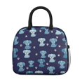 thumbnail image 2 of Puppy and Dog Paw Print Blue Insulated Leakproof Lunch Box for Work, Lunch Bag for Women Men, Loncheras Para Mujer for Beach Travel Picnic Camping, 2 of 6