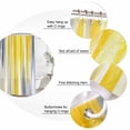 thumbnail image 6 of Yellow Gray White Waterproof Fabric Shower Curtain,Farmhouse Gradient Abstract Art Waterproof Fabric Shower Curtain for Bathroom Curtains Bathtubs Hotel Shower Curtains with 12 Hooks Small 36x78in, 6 of 8