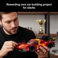 thumbnail image 5 of Le 499P Hypercar Model Car Kit, Collectible Racing Building Set for Adults, Detailed 1/16 Scale Hybrid Race Car to Display, Home or Office Décor, Gift for Motorsports Fans (A-Y26001), 5 of 8
