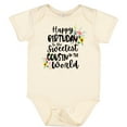 thumbnail image 3 of Inktastic Happy Birthday to the Sweetest Cousin in the World Girls Baby Bodysuit, 3 of 5