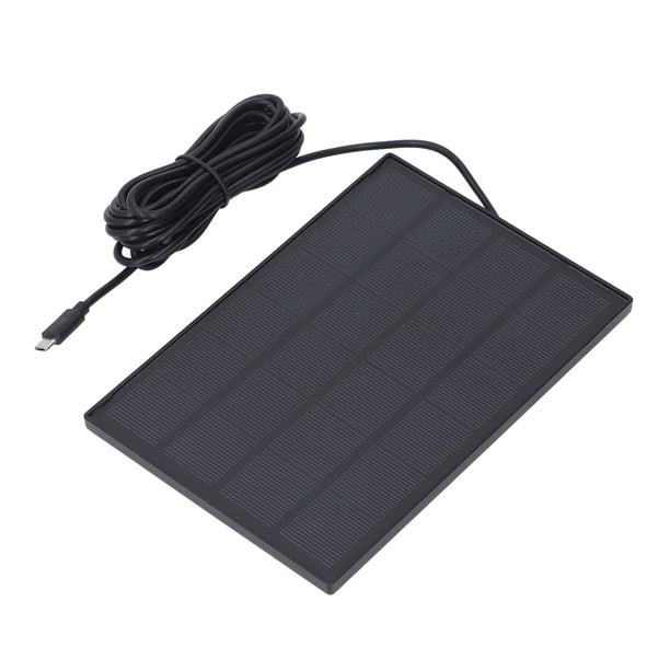 Cargador Solar ANGGREK Panel Solar de Carga de Cámara IP66 A Prueba de Agua 5W 5V