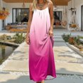 thumbnail image 2 of GHIIYER Robes Maxi pour Dames Femmes Robe Aguichant Dos Nu Imprimée Coupe Ample Sans Manches Longue Légère Confortable à Porter, 2 of 7