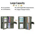 thumbnail image 3 of FALAN MULE Womens Wallet RFID Blocking Soft Leather Trifold Card Holder, 3 of 7
