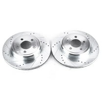 Power Stop Rear Pair of Drilled and Slotted Brake Rotors AR8362XPR