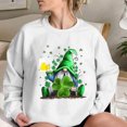 thumbnail image 5 of Qiopertar Mode Femmes Saint-Patrick Décontracté Manches Longues Col Rond Imprimé Chandail en Molleton Dames Hauts Blouse Offres de la Semaine Liquidation Moins de 5$ jusqu'à 90 % de Réduction, 5 of 5