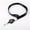Black, variant on SagaSave ID Card Holder Neck Strap Lanyard Retractable Pull Buckle Lanyard for Badge 13 Colors
