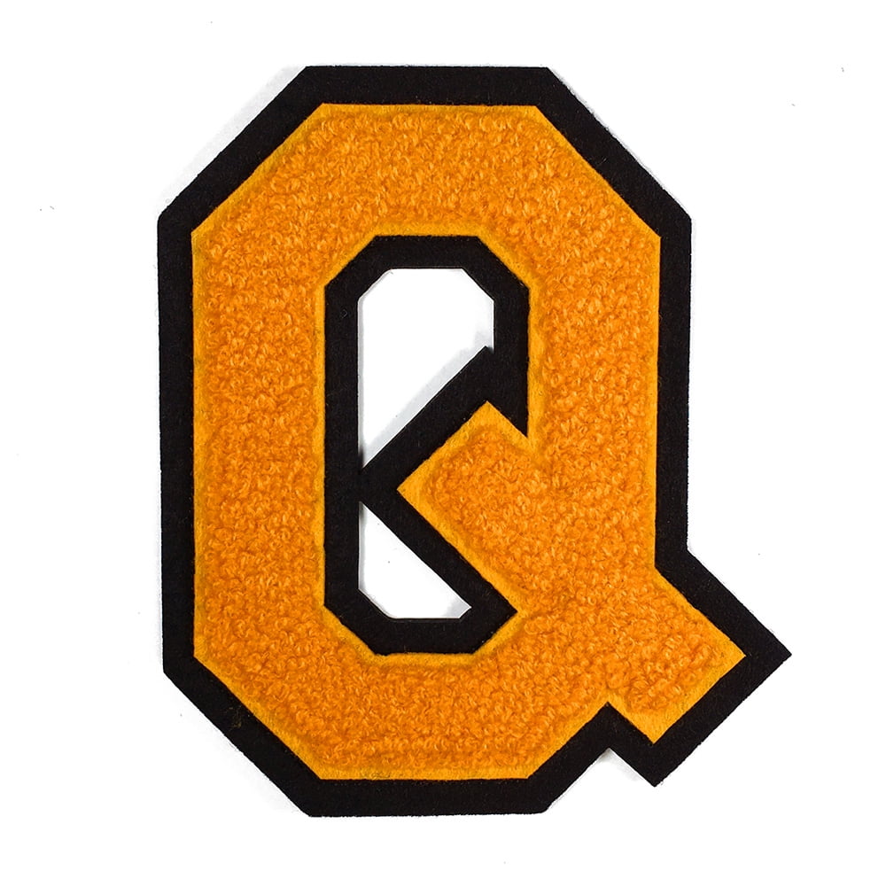 4-1/2 Chenille Stitch Varsity Letters, Iron-on Patch by Pc, Golden  Yellow/black, TR-11648 -  Israel