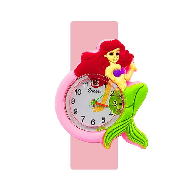 Reloj de princesa para nina Reloj para estudiante Pony unicornio relojes de cuarzo para ninos regalo para bebe Reloj Infantil Reloj para ninos Montre Enfant Gao Jinjia LED Walmart en linea