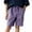 Purple, variant on Mgmyaa Boys Cargo Shorts Knee Length Solid Elastic Waist Drawstring Casual Jogging Shorts for Kids with Deep Pockets