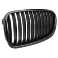 thumbnail image 2 of Unique Bargains Pair Glossy Black Car Front Kidney Grille for BMW, 2 of 6