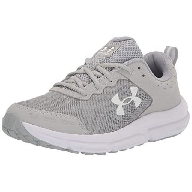 Under Armour Chaussure de Course pour Homme Charged Assert 10, (102) Gris Mod/gris Mod/blanc, 11